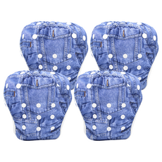 我家寶貝 嬰幼童調節式泳褲 0-3歲, S~L, 4件