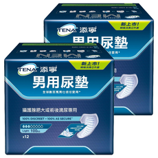 TENA 添寧 男用尿墊 Level 1, 23cm, 2個, 12個裝