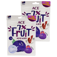 ACE 軟糖斑斑水果條 黑醋栗 + 奇亞籽, 32g, 2包