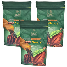 CACAO BARRY 可可巴芮 亞然加牛奶巧克力 41%鈕扣狀, 1kg, 3包