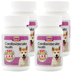 Zippets 吉沛思 複合寵物保健膠囊 犬用, 心血管, 4罐, 60顆
