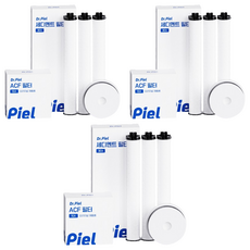 Dr.Piel 皮益博士 蓮蓬頭替換濾心組 6個月 第1道濾心 3個 + 第2道濾心, 無香, 3組