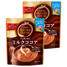 VAN HOUTEN 片岡牛奶可可粉, 200g, 2個, 1個裝