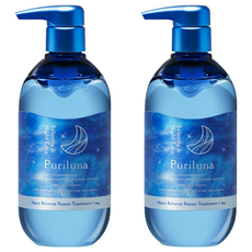 Puriluna 水感調理夜間修護潤髮乳, 485g, 2個