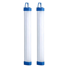 超亮磁吸增長款充電式LED燈 暖光長款, 白色 + 藍色, 2個