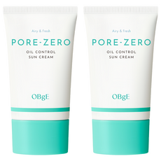 OBgE 台灣公司貨 控油清爽防曬乳, 2個, 50ml