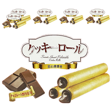 Aijia 愛加食品 黑巧克力甜心爆爆捲, 75g, 6個