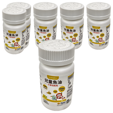 悠活原力 兒童魚油 咀嚼軟膠囊 檸檬口味, 940mg, 30顆, 6罐