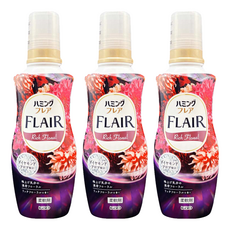Kao 花王 FLAIR 衣物柔軟精 花香, 520ml, 3瓶
