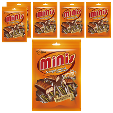 Aijia 愛加食品 MINIS小愛加 迷你牛奶花生可可, 6個, 232g