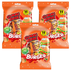 GUMMI ZONE 漢堡軟糖, 77g, 3個