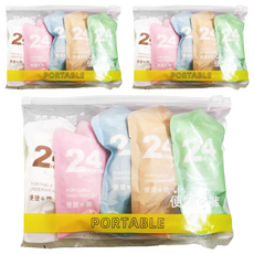 JieYiBang 一次性純棉內褲 5件, 混色, 3組