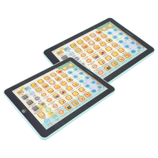 兒童智慧平板電腦仿真玩具 兒童學習機, 2個