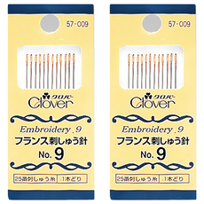 cl57-009刺繡針no.9, 2件