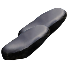 宜立 防水機車座墊, 2個, 黑色