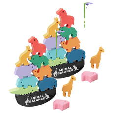 OhBabyLaugh動物平衡積木, 動物世界, 2盒