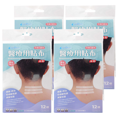 妥寮速 未滅菌醫療用貼布 中傷口專用, 4個, 1個裝