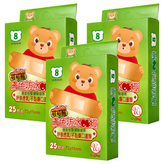 U-ONE 膚色防水OK繃, 3個, 25個裝