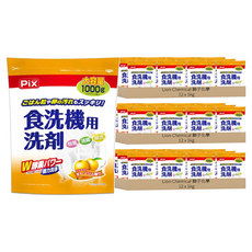 Lion Chemical 獅子化學 Pix W酵素 洗碗機用洗劑 柑橘香, 1kg, 36包