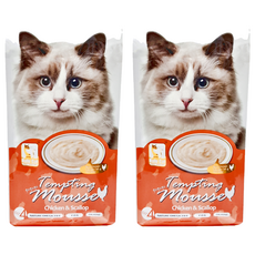 Hulu Cat 誘惑的慕斯肉泥, 雞肉 + 干貝, 60g, 2袋