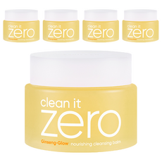 BANILA CO 芭妮蘭 ZERO 零感肌瞬淨卸妝霜 煥采人參, 100ml, 5個