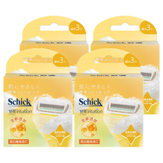 Schick 舒適牌 舒芙仕女除毛刀片 晶透煥亮, 4個, 3個裝
