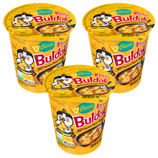 Buldak Ramen 火辣雞肉風味鐵板炒麵 起司風味 杯裝 70g, 3個