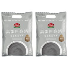 馬玉山 高蛋白高鈣極細黑芝麻糊 10包, 2個, 30g