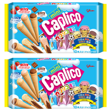 glico 格力高 Caplico 綜合迷你甜筒餅乾, 91g, 2袋