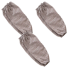 CT Company 棉質格紋工作用袖套, 棕色, 3組