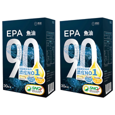 De Chuang 德創生技 EPA 90%高濃度純淨深海魚油 增量版, 30顆, 2盒