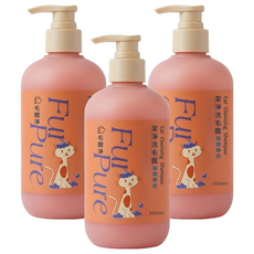 FurPure 毛寵淨 貓用 潔淨洗毛露, 3瓶, 300ml