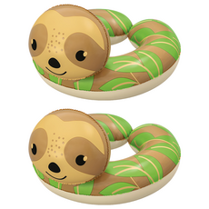 Bestway 54469 夾式兒童泳圈 36405, 2個, 樹懶