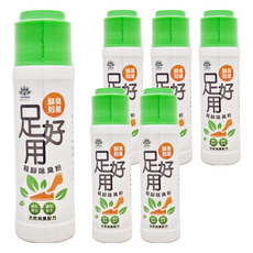 足好用鞋腳除臭粉 尤加利 24S, 100g, 6瓶