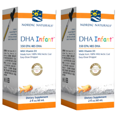 Nordic Naturals 嬰兒液體魚肝油, 60ml, 2瓶