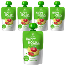 HAPPY HOURS 生機纖果飲 蘋果 + 草莓 + 香蕉, 5包, 100g