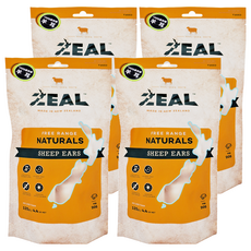 ZEAL 真致 天然風乾零食, 紐西蘭羊耳, 125g, 4包