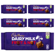 Cadbury 吉百利 葡萄乾和堅果牛奶可可製品, 180g, 5個