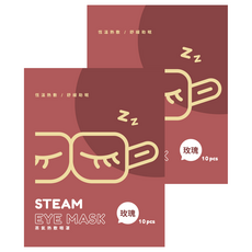 AMPM. 蒸氣眼罩 玫瑰, 10片, 2組