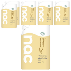 nac nac 酵素奶瓶餐盤蔬果洗潔精補充包, 6個, 600ml
