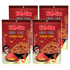 Koh-Kae 大哥 韓式辣醬風味脆脆條, 4包, 60g