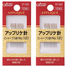 Clover 可樂牌 貼布手縫針 CL57-331, 2組