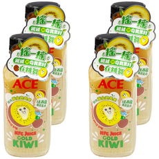 ACE 鮮榨 蘋果奇異果汁, 4個, 250ml