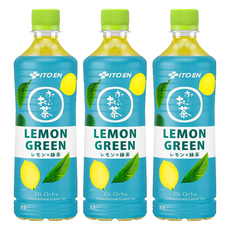 ITO EN 伊藤園 檸檬綠茶, 600ml, 3個