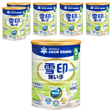 SNOW 雪印 強小子 PLUS成長營養配方 3號 1~7歲, 850g, 6個