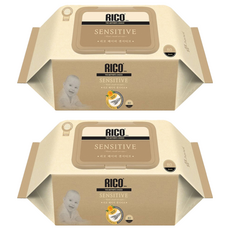 RICO Baby 金盞花有機天然厚款 濕紙巾 Sensitive, 80張, 2包