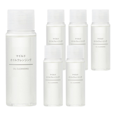 MUJI 無印良品 溫和卸妝油 攜帶型, 50ml, 6瓶