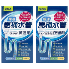 室翲香 馬桶水管疏通劑 S-016, 360g, 2個