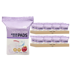 nac nac 超薄抑菌產褥墊, 13 x 38cm, 12片, 24包