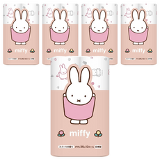 maRUTOmi 丸富製紙 捲筒衛生紙 米飛兔, 25m, 5個, 12捲